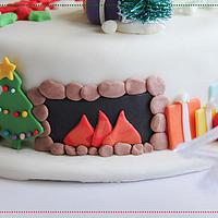 Scenes of Christmas Cake
