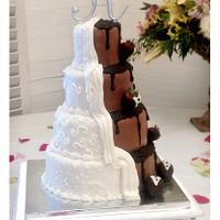 My First 4 tier wedding cake