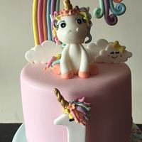 Pastel unicorn cake 