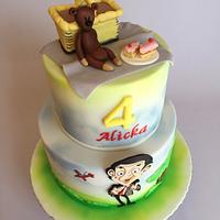 Mr.Bean birthday cake 