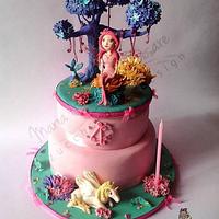 " Mia and me" - My cake for Cecilia