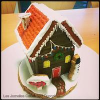 3D Christmas Cookie House 