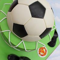 football /soccer cake 