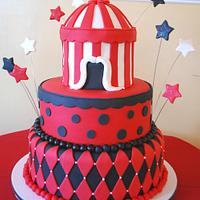Vintage Circus Cake!