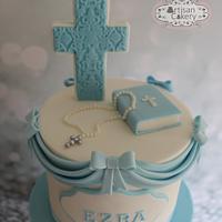 Ezra's Christening Cake