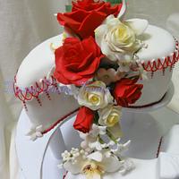 Ying Yang wedding cake