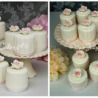 Roses and Ruffles Wedding Cakes