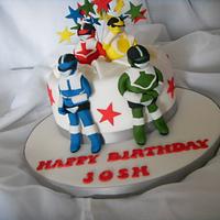 Power Rangers Birthday Cake