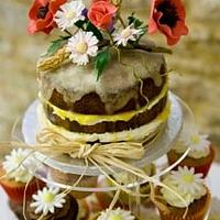 Rustic Naked Cake 