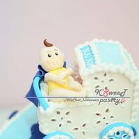 Baby car cake