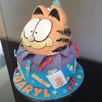 garfield birthday cake