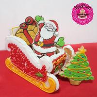 3D sleigh and Christmas Cookies