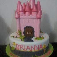 Pink Castle Cake for Brianna