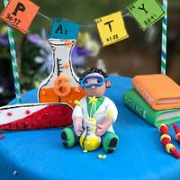 My mad science cake 