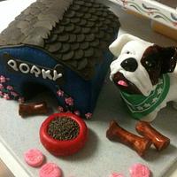 Dog House Cake