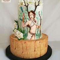 Goddess diana Cake Goddess diana Cake