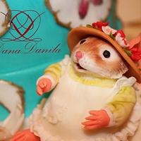 Hat with mice cake