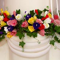 Floral wedding garland