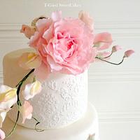 Summer Pink Weddingcake
