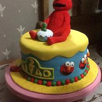 Elmo Cake