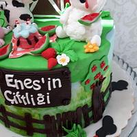 Farm cakes for little Enes 