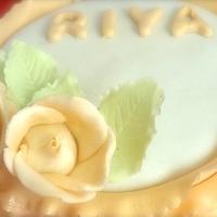 Peach & Roses Mini Cake