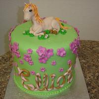 Horse themed birthday cakes