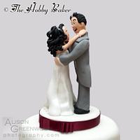 My first 3 tier wedding cake 