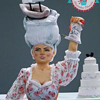 Sculpted cake "Madame Deficit "
