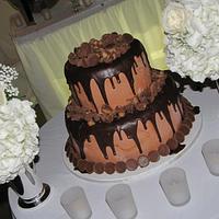 Chocolate grooms cake