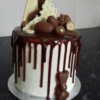 Easter drippy cake