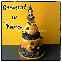 Cake "Carnival in Venice"