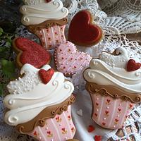 Valentine cupcakes 