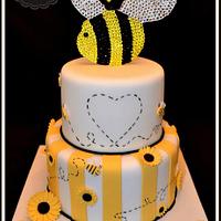 Bees Baby Shower cake!