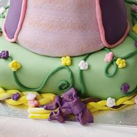 Barbie Rapunzel Cake