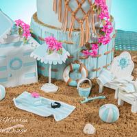 Beach Themed Cake