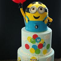 Minon Dave 5th Birthday Cake