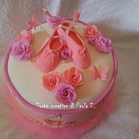 Torta Scarpette da ballerina (ballet shoes cake)