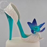 Modern Cinderella Wedding Cake