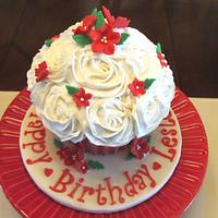 Red & White Giant Cupcake