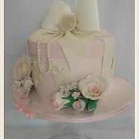 Gift box cake 