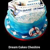Nautical themed cake 