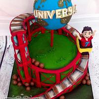 Zac - Roller coaster Birthday Cake