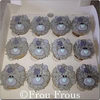 Tatty Teddy Cupcakes for a Baby Shower