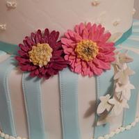 Birdcage wedding cake