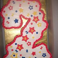 2nd Birthday Cupcake Cake