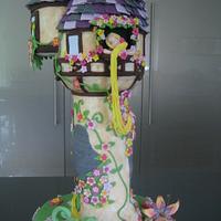 Tangled - Rapunzel Tower Cake