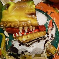 T- Rex birthday cake