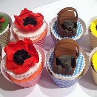 Wizard of oz cupcakes and cake