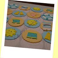 Summer party cupcakes